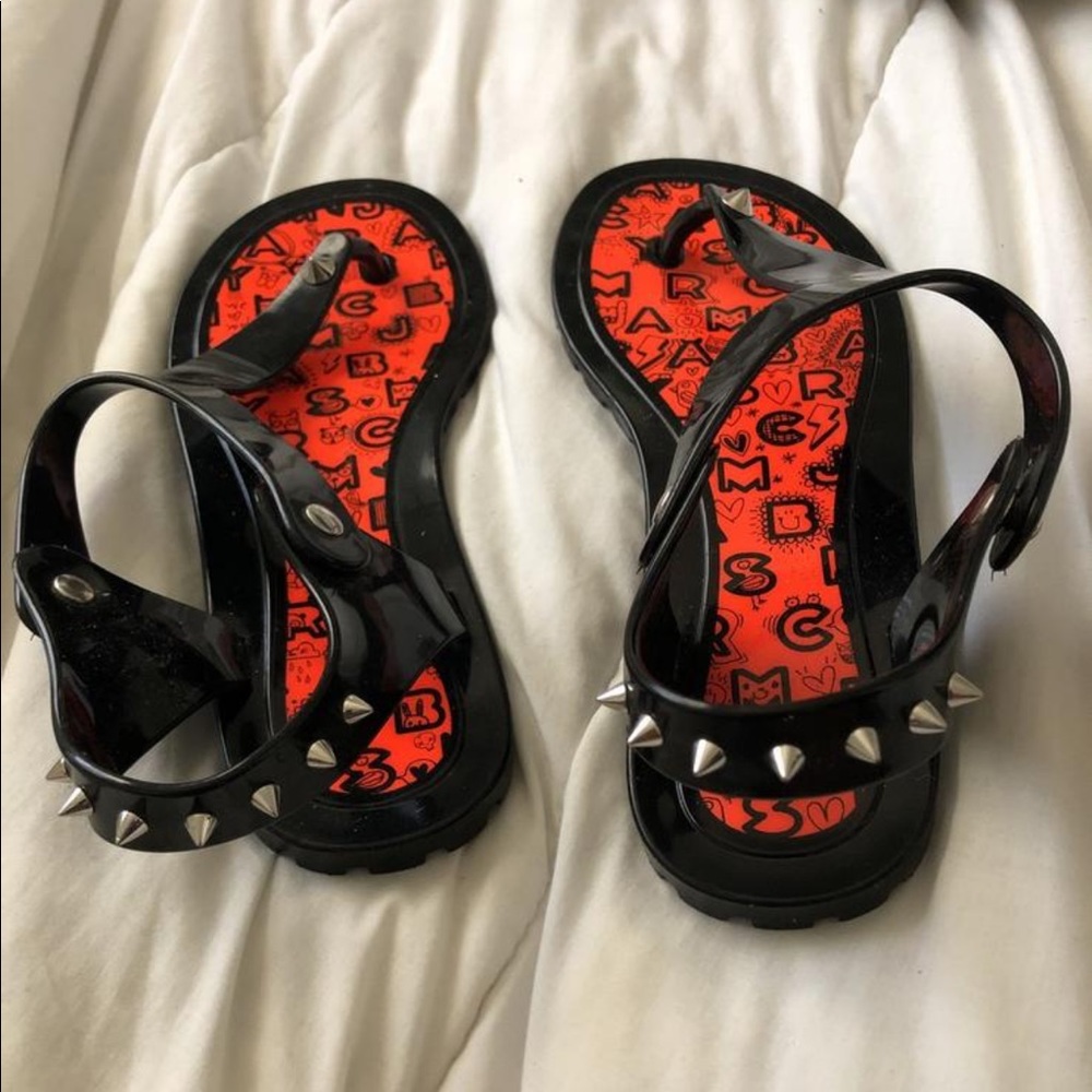 Marc Jacobs studded jelly sandals